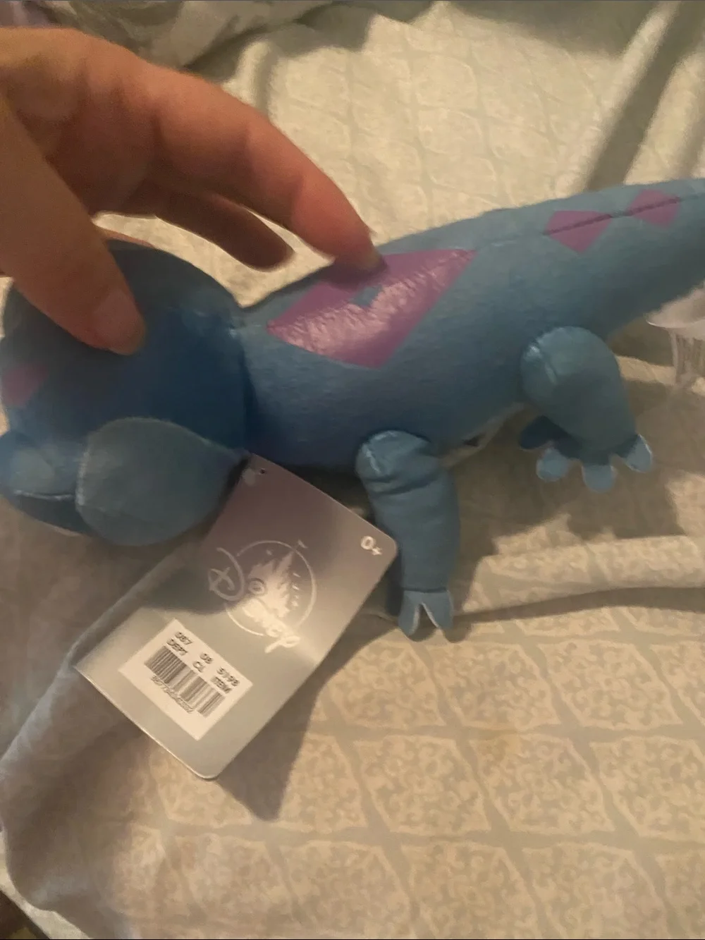Disney frozen 2 Blue Plush Reptile Toy - Soft Stuffed Lizard